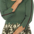 3/4 Sleeve Print Skirt Dress - DR1483